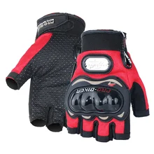 Luvas sem dedos para motociclismo PRO-BIKER, manoplas protetoras para corrida de moto, motocross, offroad