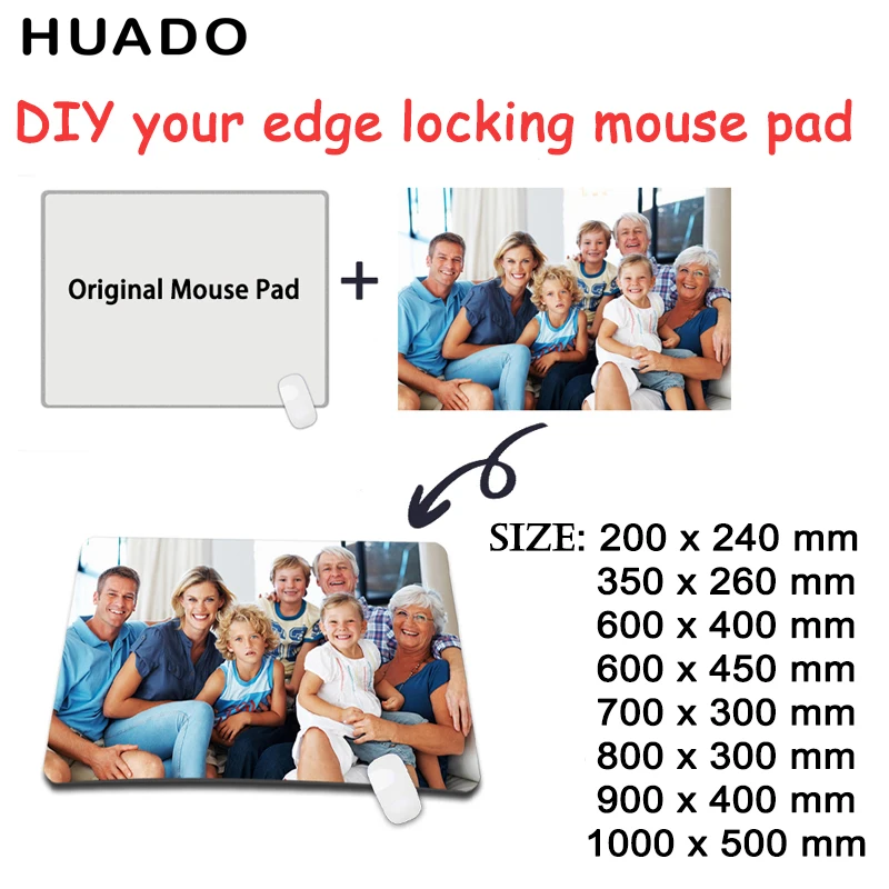  Custom Mouse pad xl gamer grande Locking Edge Computer Keyboard Mat Table Gaming Mousepad