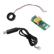 PZEM-004T Current Voltage Watt Power Energy Meter Module AC 80-260V 100A Ammeter with CT USB Cable Adapter