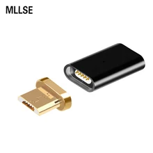 MLLSE Micro USB Магнитный зарядный кабель адаптер для SAMSUNG HUAWEI XIAOMI Android автоматический адсорбционный Магнит кабель для передачи данных адаптер