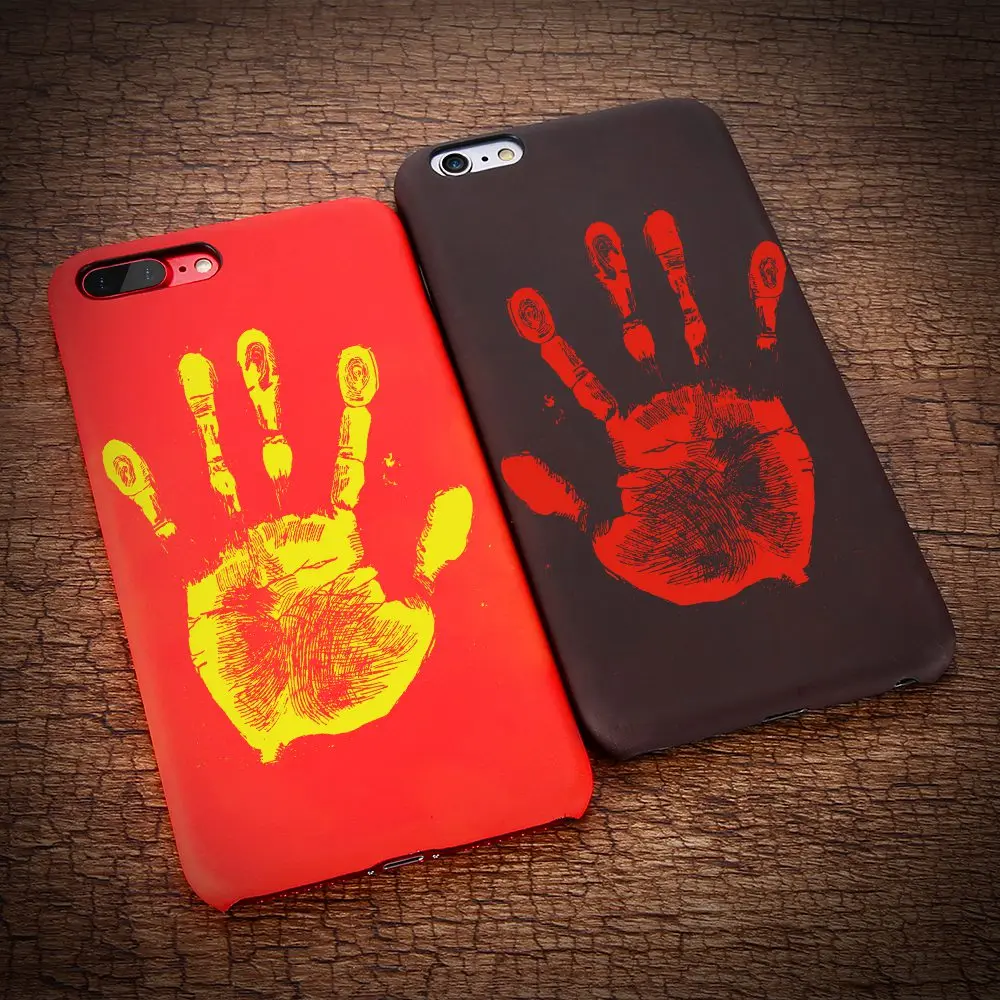 

Temperature Case For iPhone 8 7 Plus 6 6S Plus X 10 Soft Discoloration Thermal Sensor Cases For iPhone 5S 5 SE Back Cover Capa