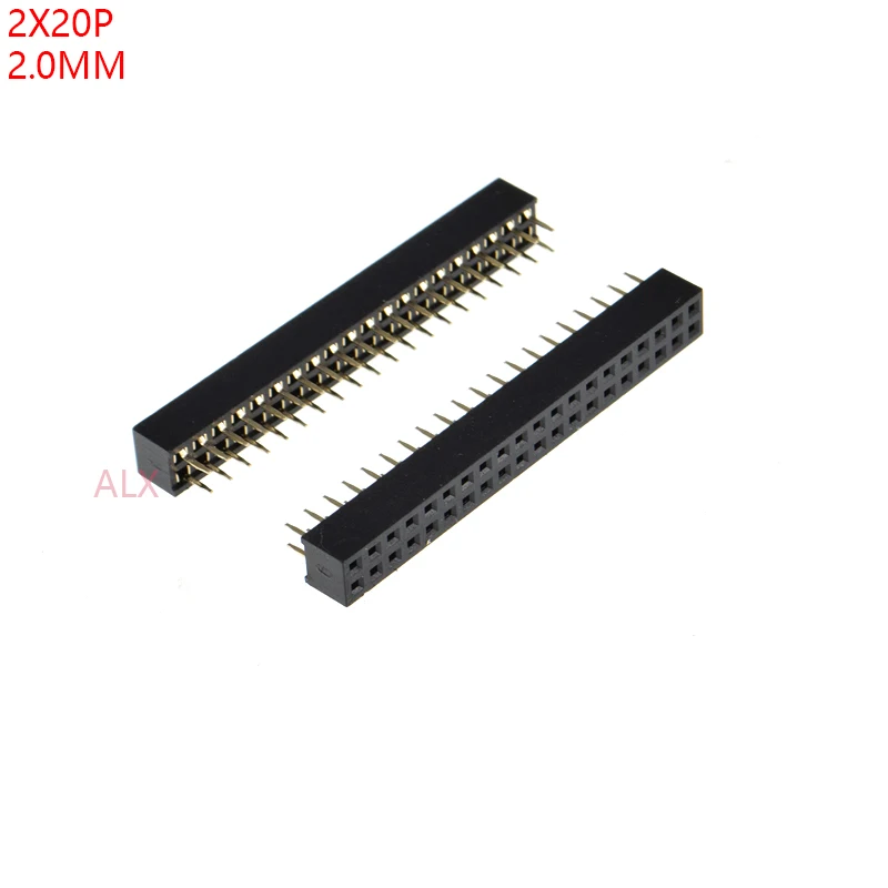 10Pcs 2mm 2.0mm Pitch 5 Pin Female Single Row Straight Pin Header Strip