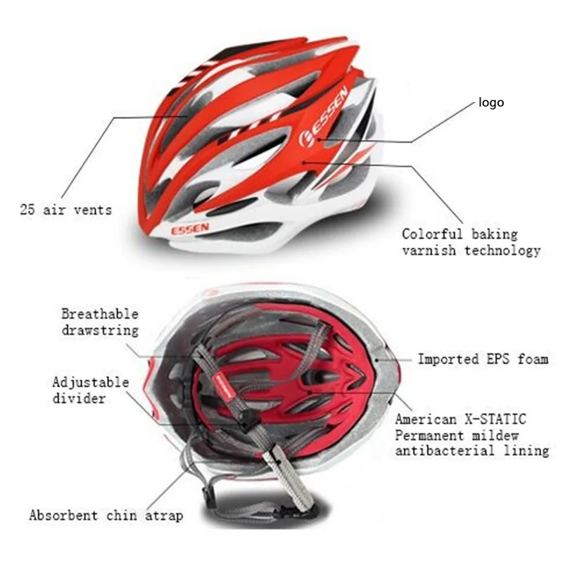 ESSEN Мужской взрослый дорожный велосипедный шлем casco bici командный гоночный велосипед спортивный шлем безопасности Capacete Casco Ciclismo велосипедный шлем