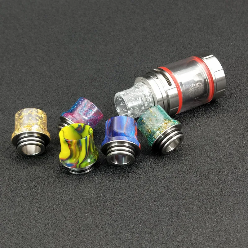 

VapeSoon 5pcs 810 Stainless Steel + Resin Drip Tip For 810 Thread Atomizer TFV8/ TFV8 BIG BABY/ TFV12 Atomizer