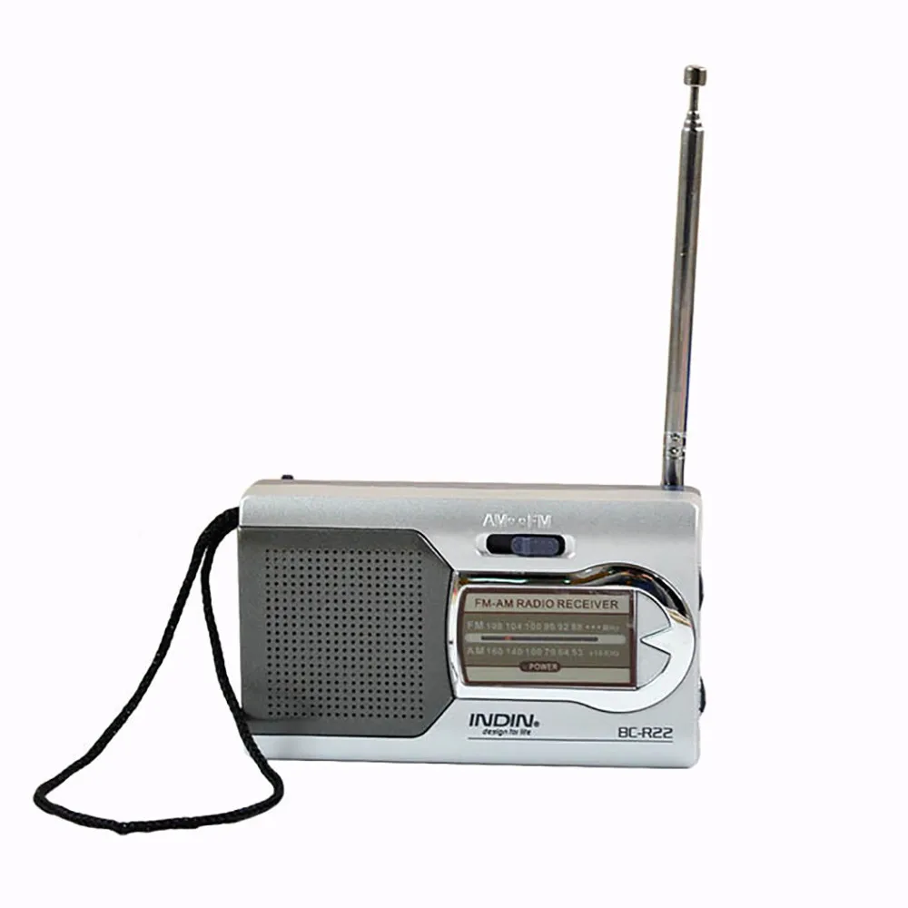 HIPERDEA беспроводной радио простой Soild мини портативный карманный AM/FM телескопическая антенна с питанием от батареи радио приемник Apr19