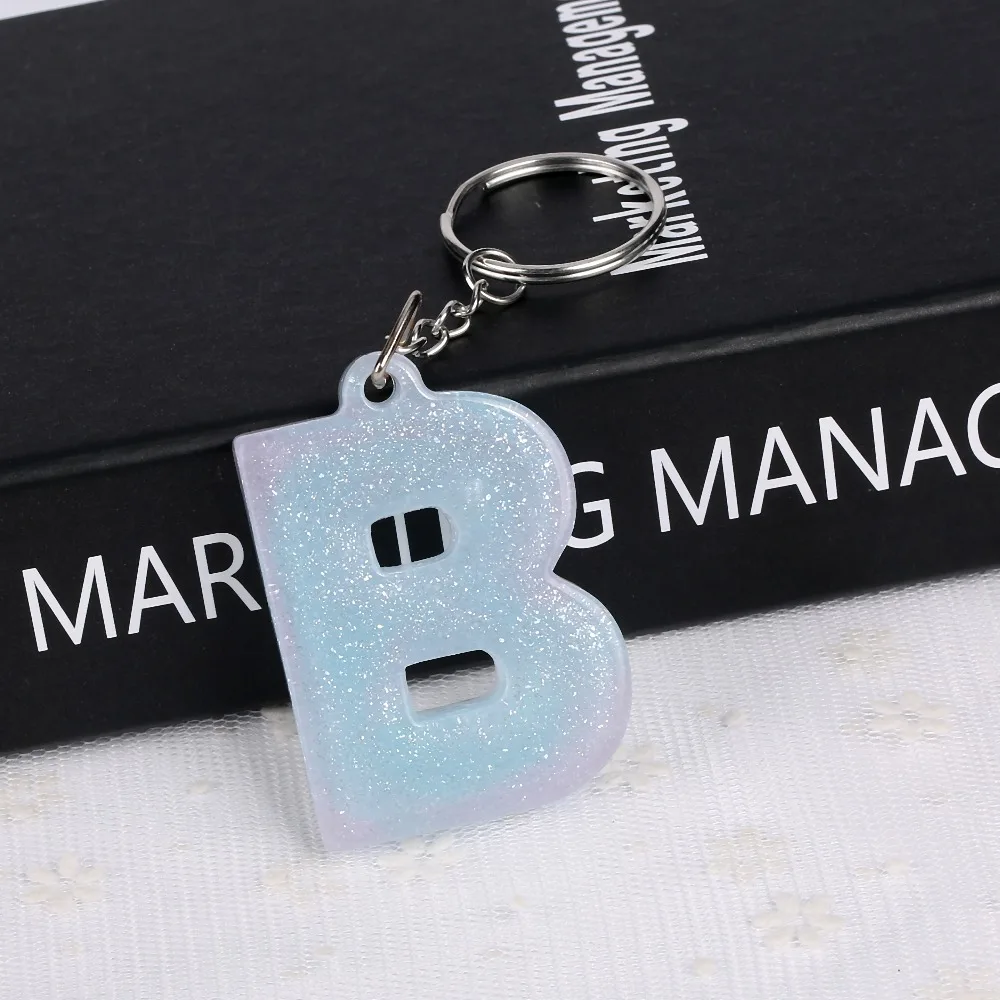 1 шт. женский брелок с надписью на английском языке|handbag charms|letter keychainpink keyring |