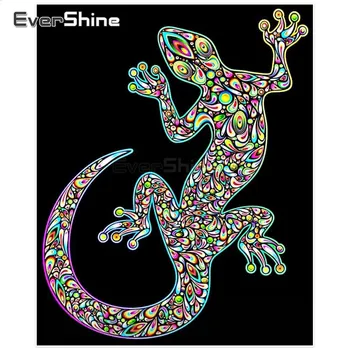 

Evershine 5D Diamond Painting Full Square New Arrival Animals Pictures Of Rhinestones Diamond Embroidery Gecko Crystal Painting