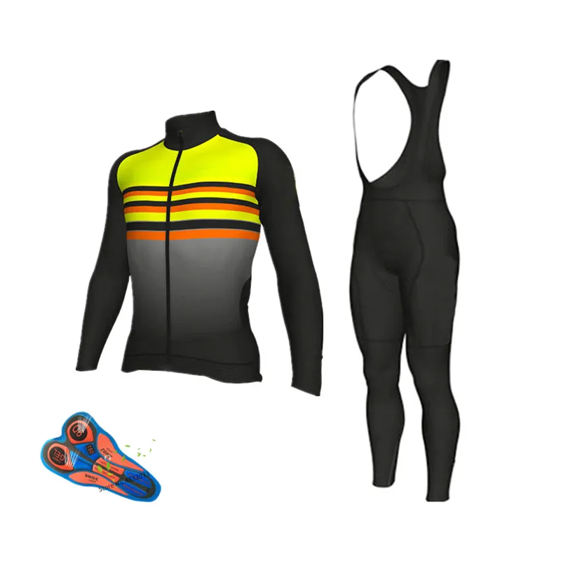 

2019 Spring Long Sleeve Pro Cycling Jersey Set/ Bike Uniform Cycling Wear Ropa Ciclismo MTB Cycling Clothing Quick Drying