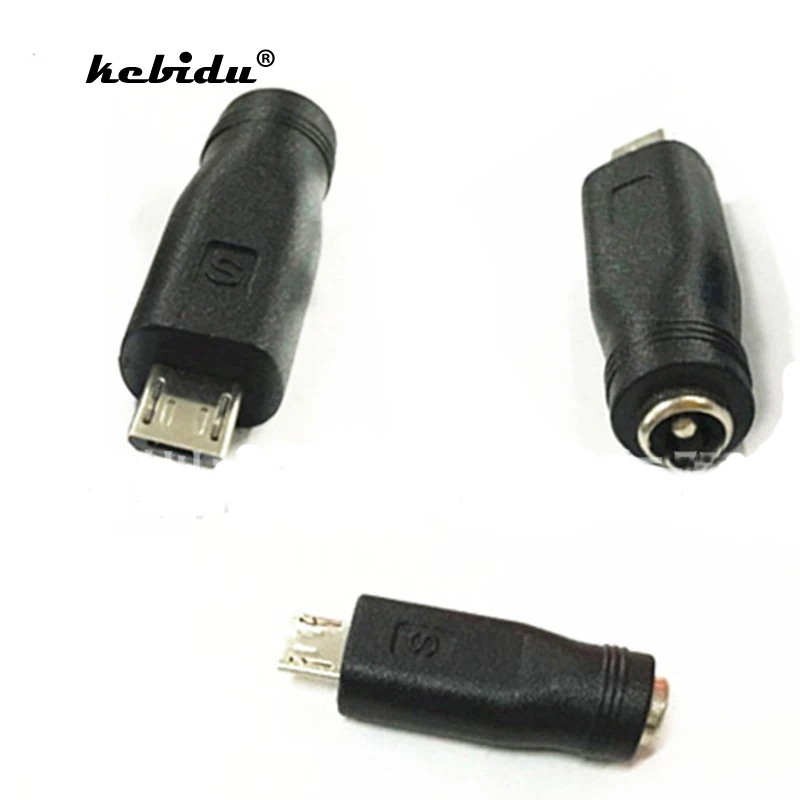 Kebidu 5 5*2 1 к Micro usb коннектор с портом Jack для микро 5Pin DC Мощность Зарядное устройство