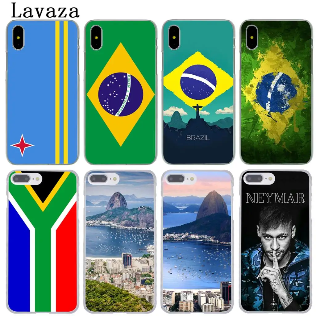 Твердый жесткий чехол для телефона Lavaza Южная Африка Aruba бразильский флаг iPhone XR X 11