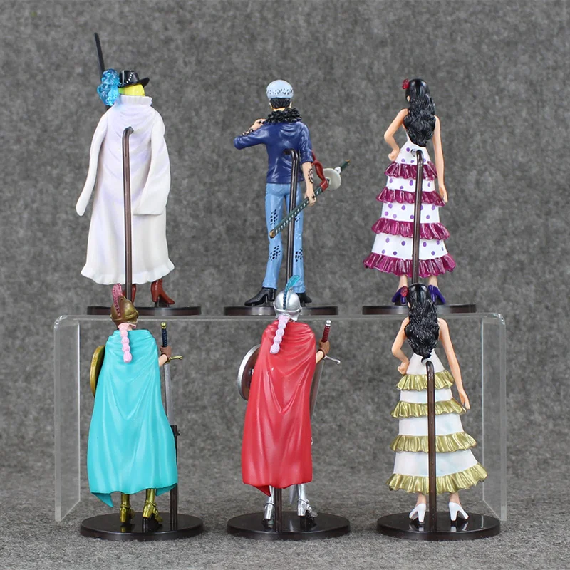 Rebecca Cavendish Boa Hancock Trafalgar Law Figure set 6pcs 1314cm One piece Merchandise Up