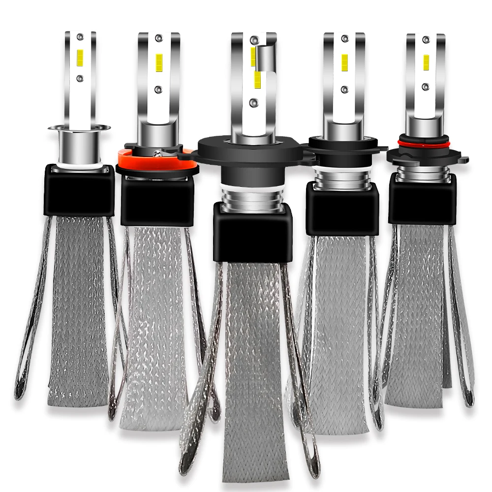 2 Year Warranty 8000 Lumen/Pair H4 H7 LED Headlight Bulbs CSP chips H1 H8 H9 H11 Car Light 12V 24V 36V 6000K Fog Light 2 Year Warranty 8000 Lumen/Pair H4 H7 LED Headlight Bulbs CSP chips H1 H8 H9 H11 Car Light 12V 24V 36V 6000K Fog Light