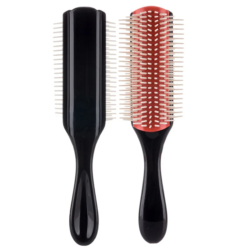 

Women Hair Styling Brush Hairbrush Salon Hairdressing Straight Curly Hair Comb