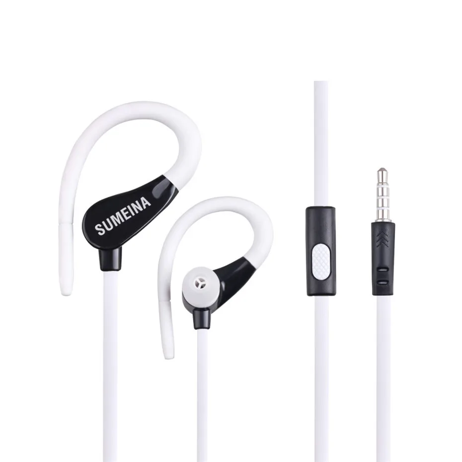 Mambaman SMN-11 Earphones Headphone 3.5mm Stereo Earhook Bass Sound Headset for Running Sport for Xiaomi Samsung iPhone Computer (3)