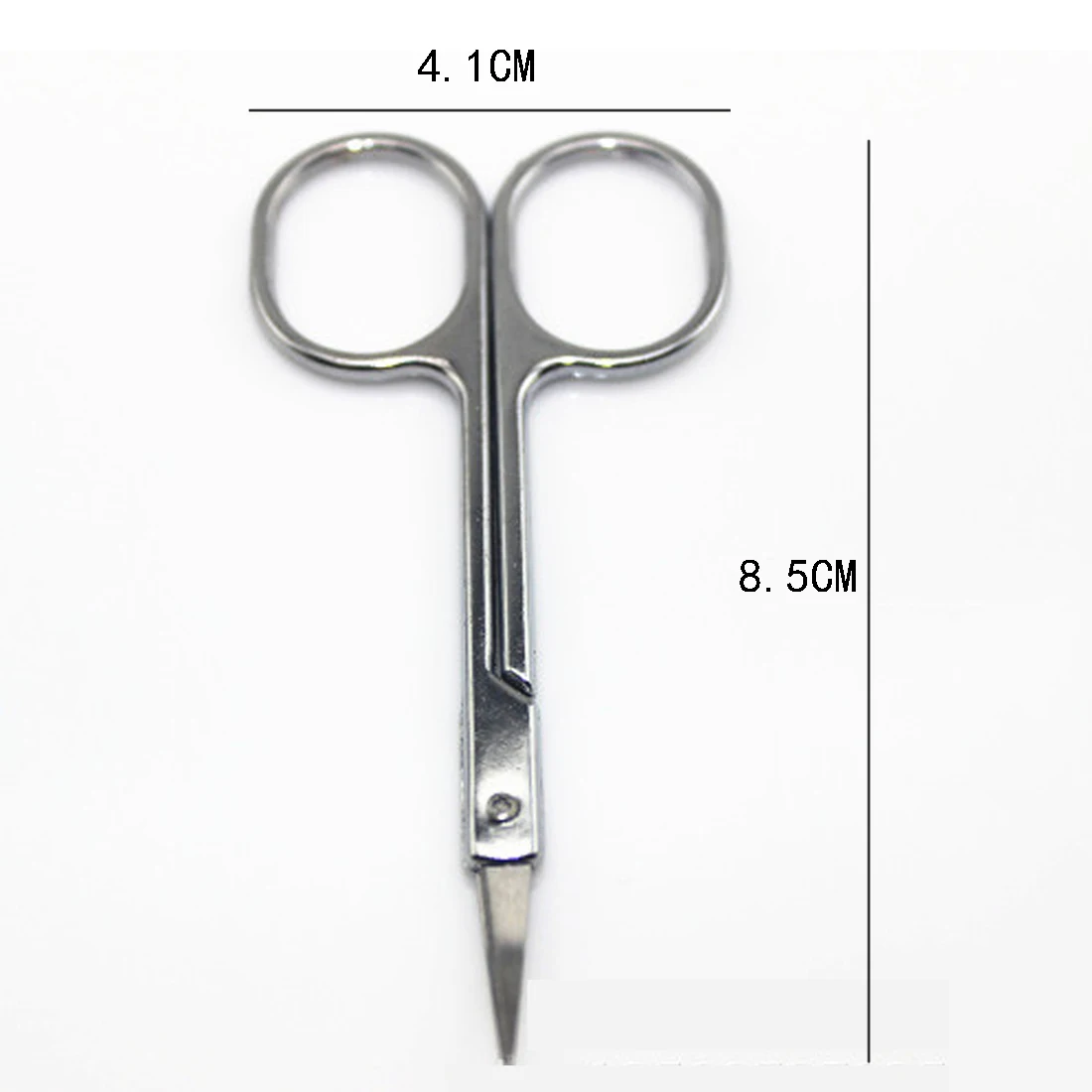 1pc Small Stainless Steel Eyebrow Scissors Cut Manicure Trimming