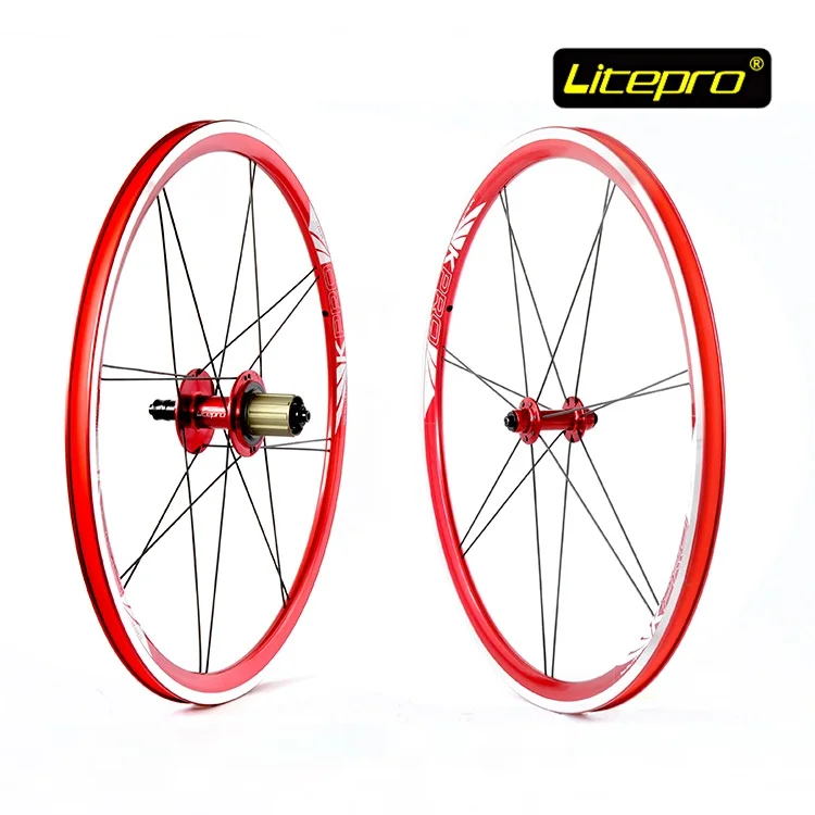 Clearance New Folding Bike Wheel set LITEPRO 20inch 451 Wheelset 74/100mm 130/135mm 14/16H 4Beraing Hub Froth Rear Quick Release Wheels 1 Clearance New Folding Bike Wheel set LITEPRO 20inch 451 Wheelset 74/100mm 130/135mm 14/16H 4Beraing Hub Froth Rear Quick Release Wheels 1