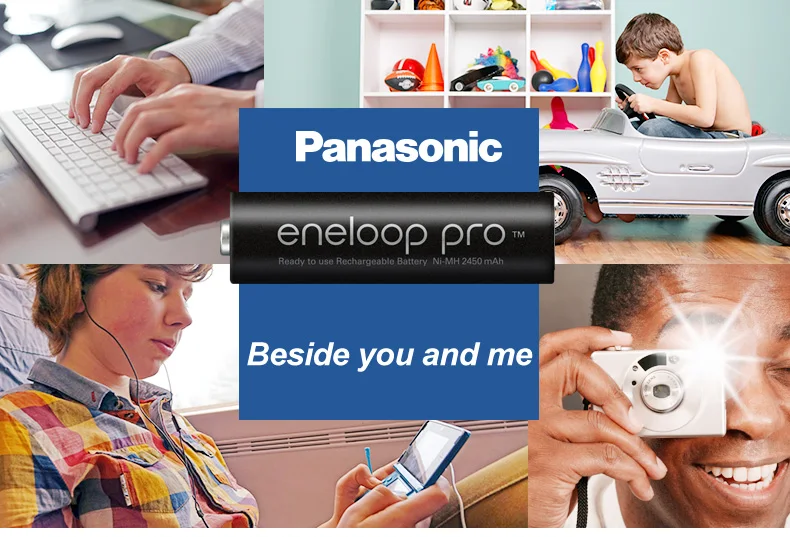 Panasonic 8 шт AA+ AAA Precharge ni-mh аккумуляторная батарея 1,2 V(aa 2550mAh и aaa 950 mAh) Eneloop батареи для вспышки камеры