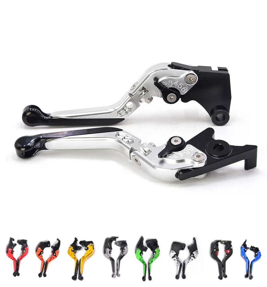 

MTLS-001-F16/KL-SV Silver Motorcycle CNC Adjustable Folding Extendable Brake Clutch Levers Protector For KTM 200 125 390 Duke