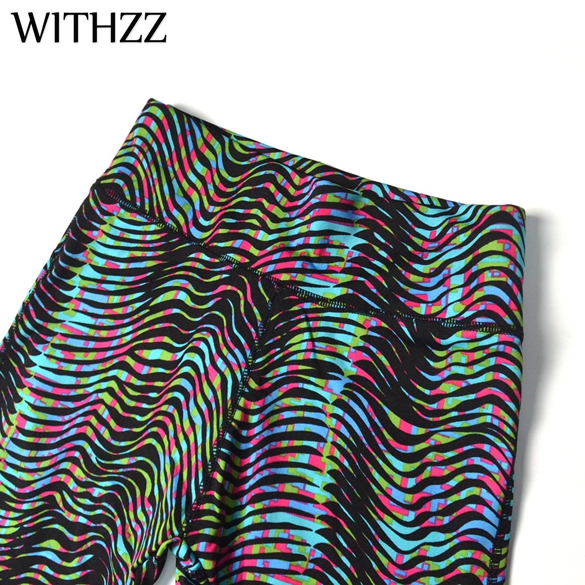 Женские леггинсы для фитнеса WITHZZ сетчатые волшебного цвета спортивные джеггинсы