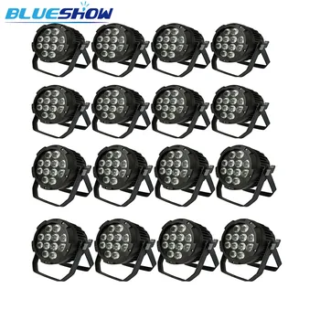 

no tax custom 16pcs/Lot, Flat Led par Light outdoor rgbw 12x10w 4in1 waterproof par light 12x12w rgbwa 5in1 12x15w rgbwauv 6in1