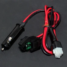 1 м 30A коротковолновое автомобиля Зарядное устройство прикуриватель Питание Шнур кабель для Yaesu FT-857D FT-897D IC-725A IC-706 радио