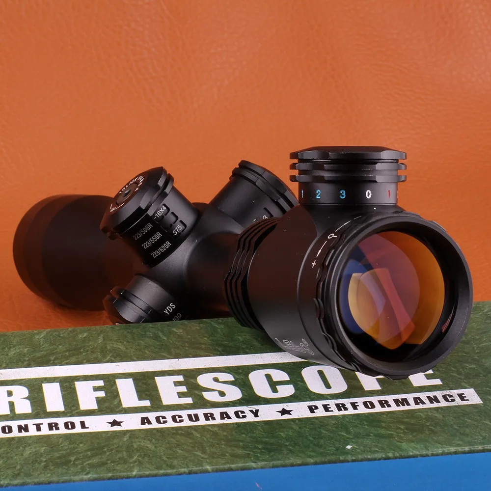Hunting LEBO PB 4-16x40SPRGB 3G Full Size optical sight Mil-dot Tactical Rifle Scope  5
