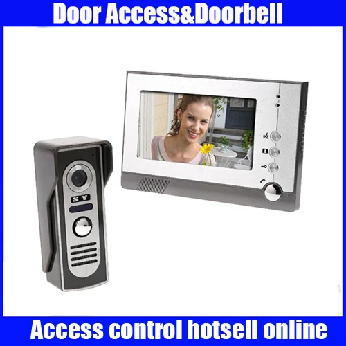 

7 inch LCD Home Security Video Door Phone Doorbell Intercom Kit System