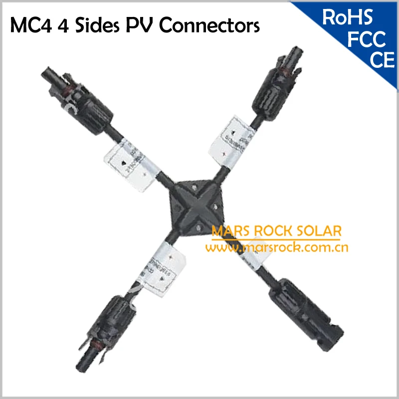 

4mm2 MC4 4 sides PV Connectors (male+female) per set,TUV certification, workable for line 4mm2, free of shipping---PROMOTION!!