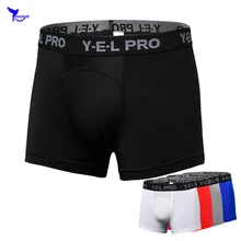 Базовый слой компрессионные шорты для бега мужские быстросохнущие эластичные шорты для бега дышащие леггинсы для фитнеса