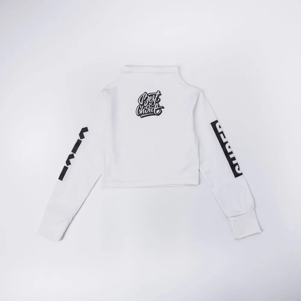 Kids Hip Hop Clothing Crop Top Long Sleeve Shirt Streetwear Jogger Running Pant For Girls Jazz Dance Costume