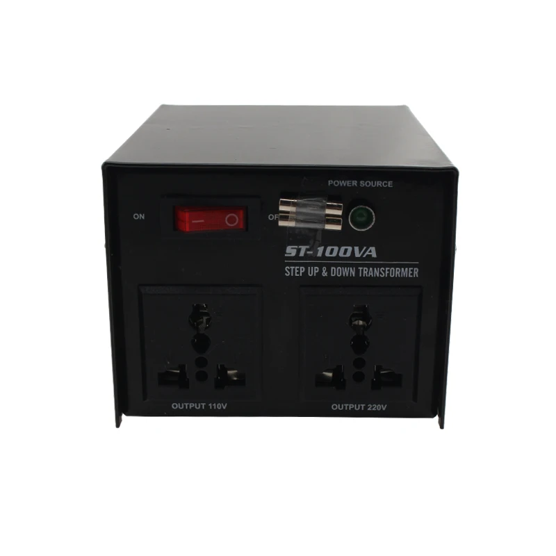 Модель ST 100 100W 220V 110V/110V Step Up & Down трансформатор для домашнего использования|transformer