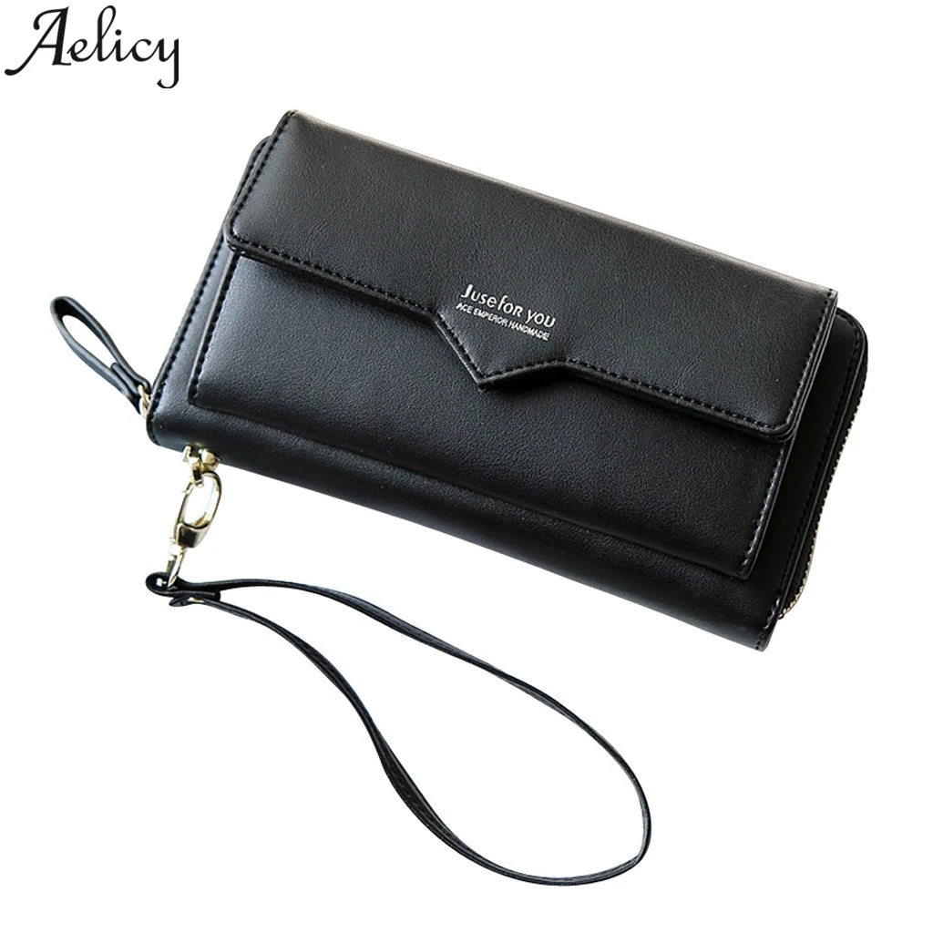 

Aelicy 2019 Fashion Women Long Wallet Evening Package Purses Zipper Clutch Handbag Mobile Phone Bag Credit Card Holder Bag