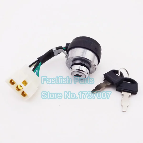 

6 wire Ignition Key Switch For 5KW 6KW 7KW 188F 190F Chinese Generator Motor Parts