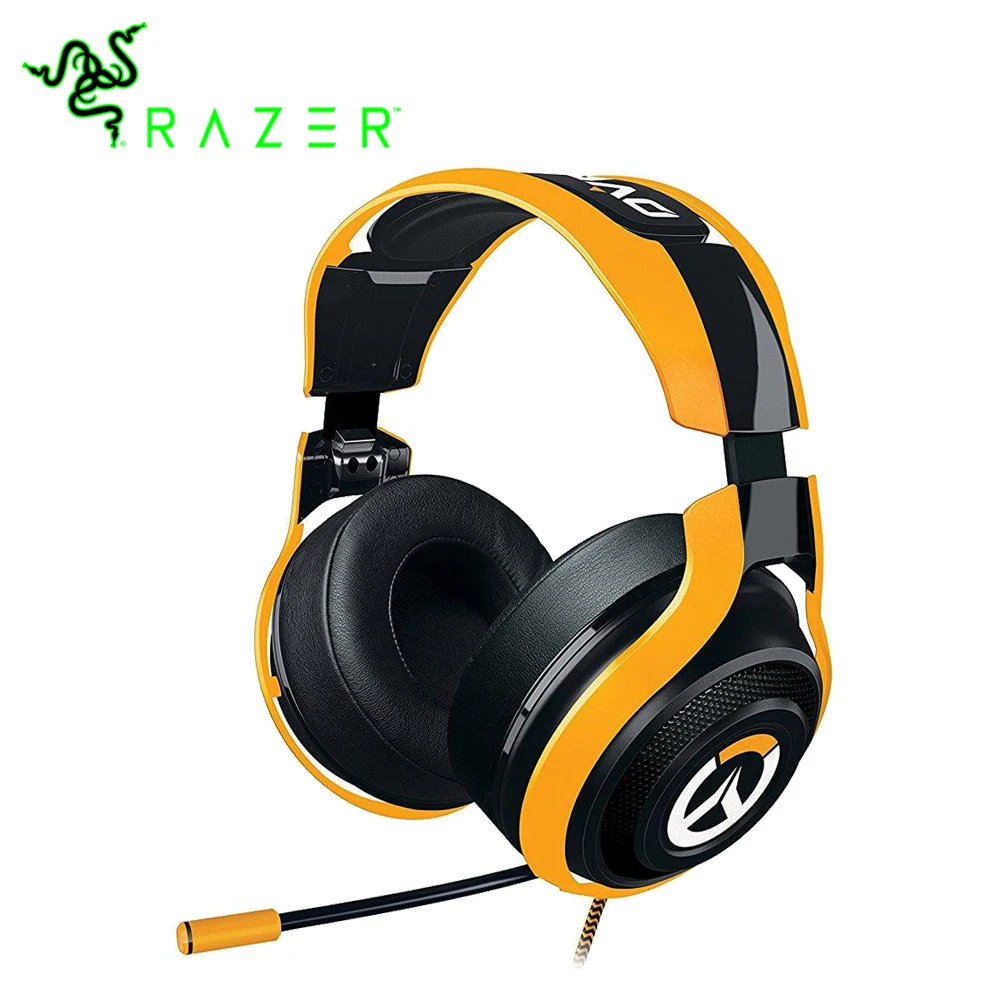

Razer Man O'War Tournament Edition Gaming Headset with Mic Noise Isolating In-line Controls Gaming Headphone for PC/Mac/PS4