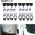 Marloo 8 pz/set Universale Hardtop Rimozione Rapida Pollice Vite + Dado + rondella + Tie-down anelli a D Per Jeep Wrangler JK YJ TJ JKU