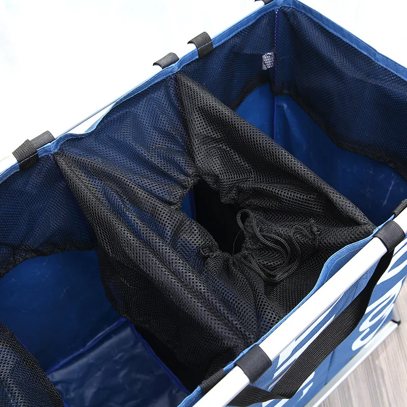 للماء للطي سلة تخزين ملابس القذرة ClothesThree شبكة الحمام سلة الغسيل المنظم المعادن الرئيسية سلة التخزين