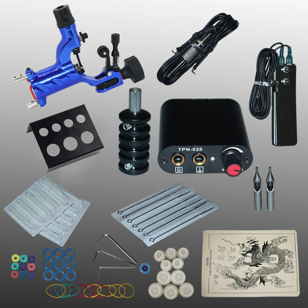 YILONG Complete Tattoo kits tattoo guns machine black tattoo machine