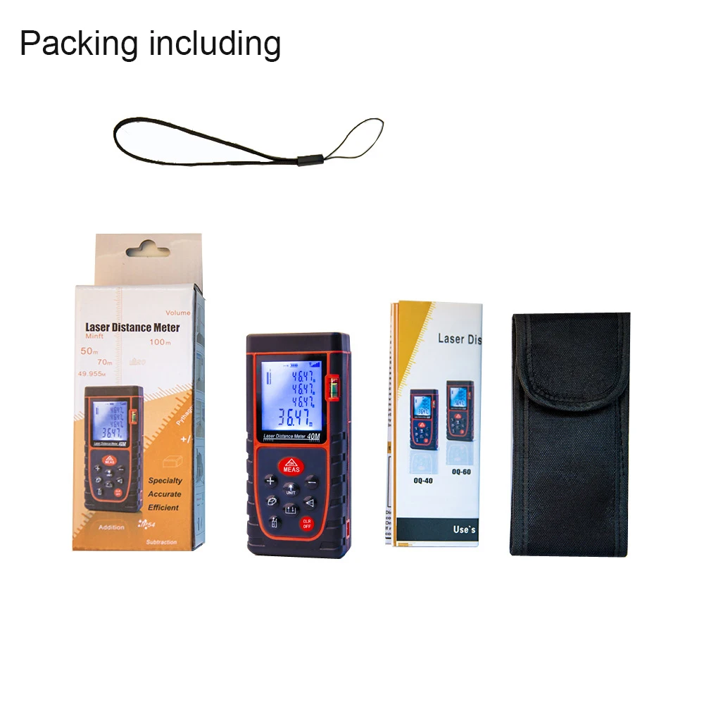 GHIXACTO 40M Laser Ruler Rangefinders Digital Distance Meter Measurer Range Finder Lazer Metreler Build Laser Tape Range Finder GHIXACTO 40M Laser Ruler Rangefinders Digital Distance Meter Measurer Range Finder Lazer Metreler Build Laser Tape Range Finder