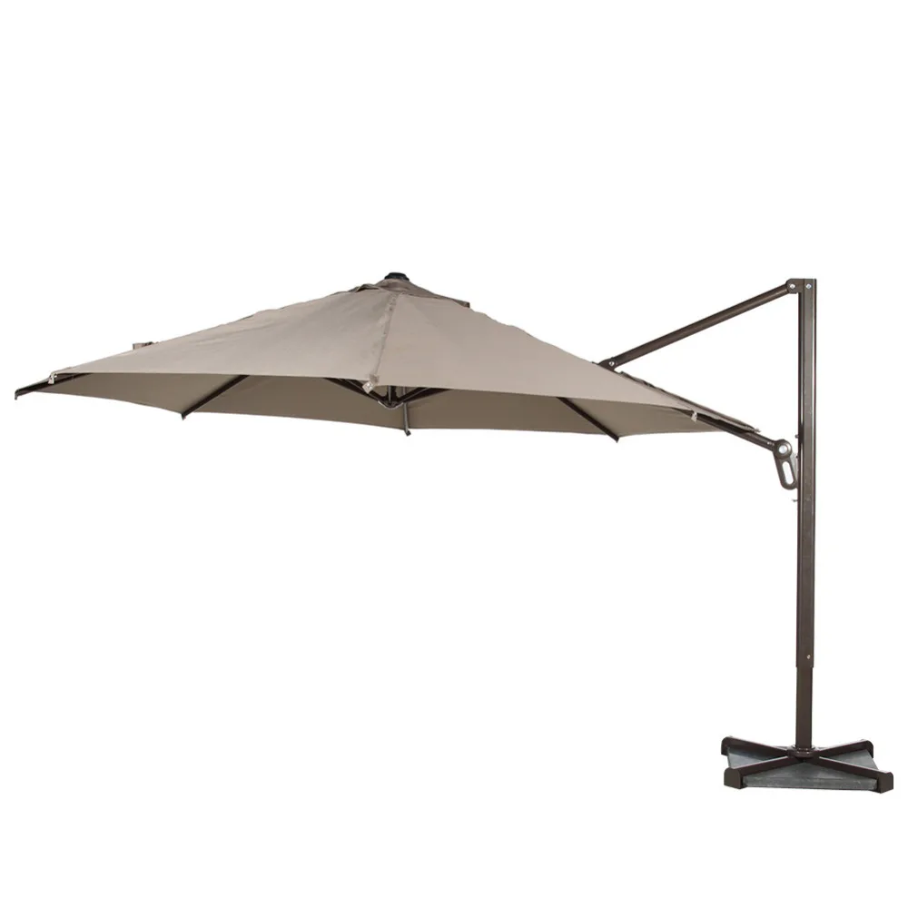 Abba Patio 11 ft Octagon Cantilever Vented Tilt & Crank Lift Patio
