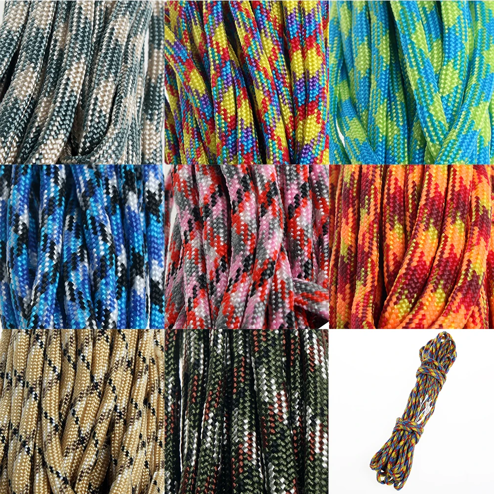 550 Paracord Military Spec Type III 7 strand parachute cord 10 25 50 100 ft