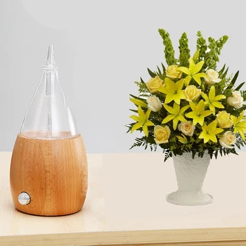 

New Glass Reservoir Nebulizing Pure Essential Oil Aromatherapy Diffuser, Auto Shut Off/ Led Light Aroma Humidifier For Home Of