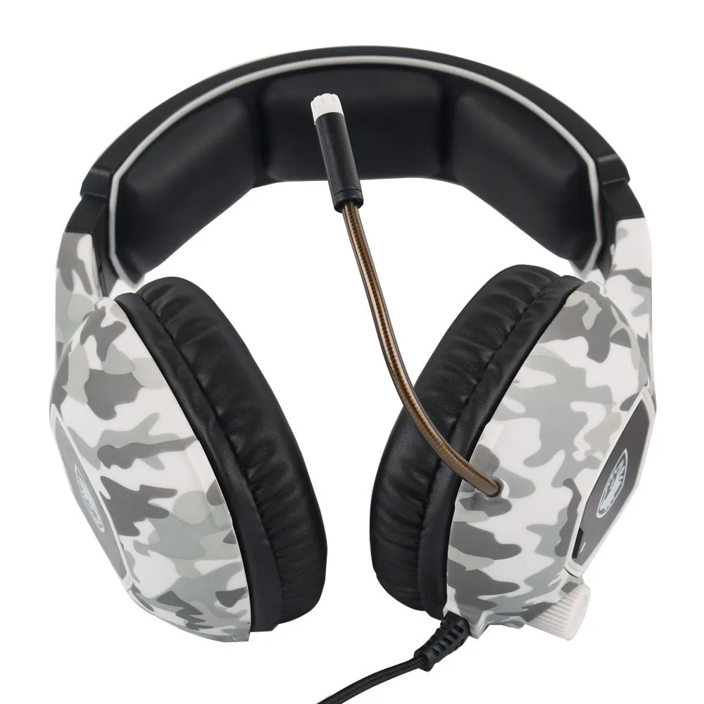 SADES SA818 Casque PS4 Gaming Headset with Microphone Camouflage Stereo Headphones for PC Cell Phone New Xbox One Controller Laptop (3)