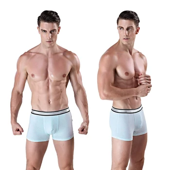 

New men's boxer underwear Sexy U convex low-waist male panties100% cotton Breathable Comfortable boxers shorts Masculina Cueca