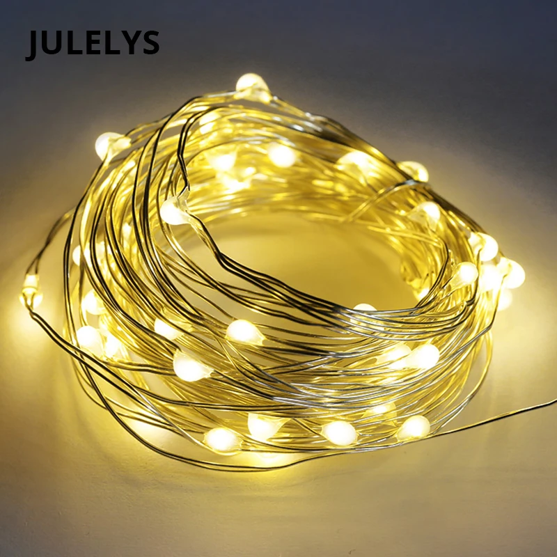 

3M LED Copper Wire Fairy Lights DIY Christmas Garland String LED lights Decoration For living Room Holiday Party Natale Birthday
