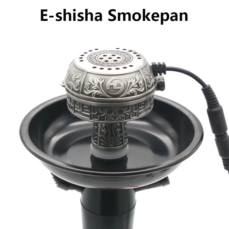 大型多機能金属 E シーシャ Smokepan 電子タバコボウル セラミック炭水ギセル シーシャ Chicha Narguile Charcoal For Hookah Bowl Metalbowls Large Aliexpress
