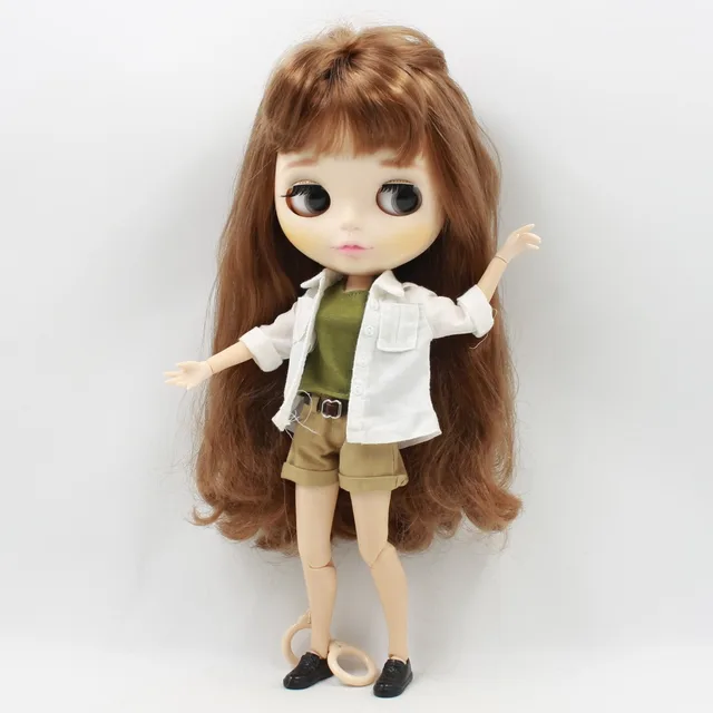 ICY DBS Blyth doll licca body cool suit handsome clothes shorts white shirt jeans toy girl gift 4