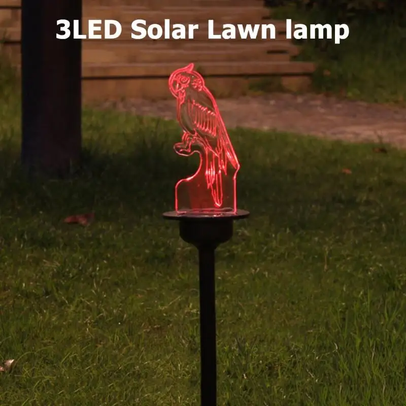 

2pcs 3LED Solar Lawn Light Outdoor IP65 Waterproof Garden Yard Landscape Lamp Pathway lawn Decorative Light