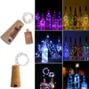 Bouchon de bouteille en fil d'argent, guirlande lumineuse féerique, pour artisanat en verre, lumières LED 1M 2M 3M 10 20 30LED, décoration de noël, mariage, vacances ► Photo 1/6