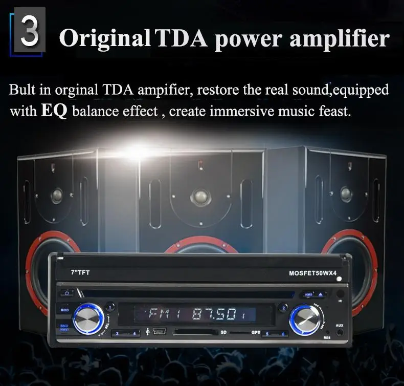 Excellent universal 1 Din 7" Car DVD GPS player with audio Radio stereo,USB/SD,BT,free map,rear view camera,Manually retractable screen 4 Excellent universal 1 Din 7" Car DVD GPS player with audio Radio stereo,USB/SD,BT,free map,rear view camera,Manually retractable screen 4