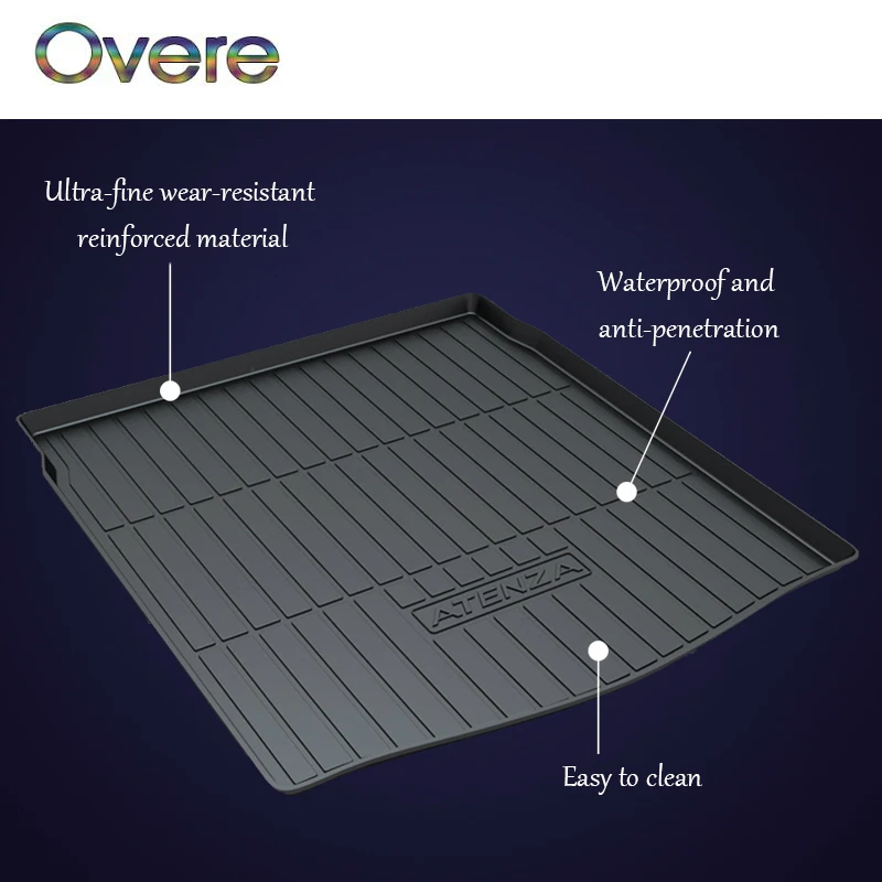 

Overe 1Set Car Cargo rear trunk mat For Mazda 3 6 CX-5 KE KF CX-7 CX-9 Axela Hatchback Sedan Atenza Ruiyi Boot Liner Accessories